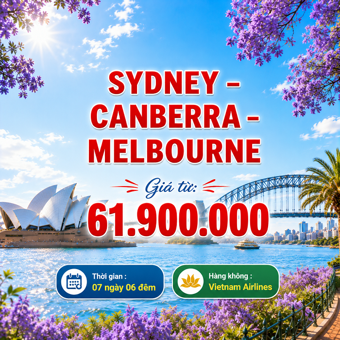 Hà Nội – Sydney – Canberra – Melbourne