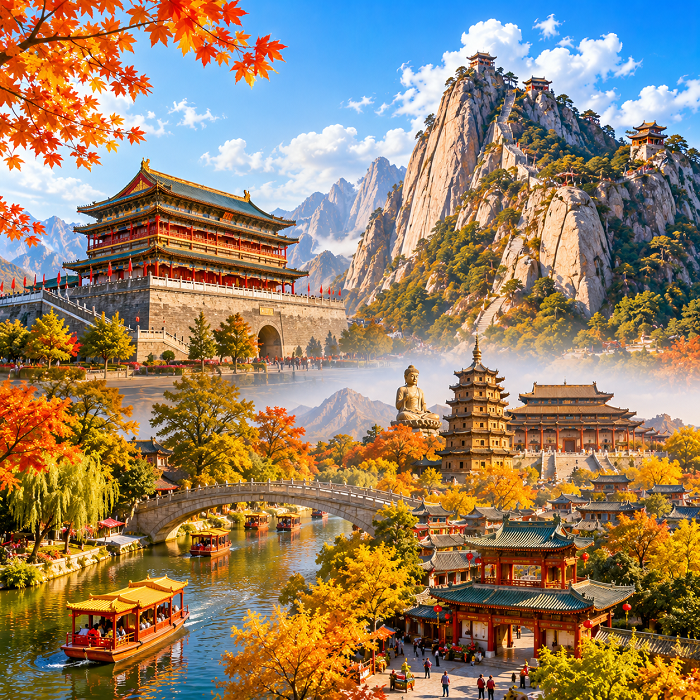 Tây An – Núi Hoa Sơn – Lạc Dương – Khai Phong