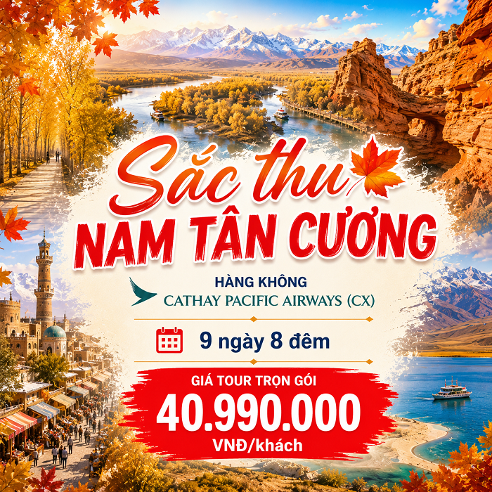 Tour Nam Tân Cương Mùa Thu 9N8Đ: Luân Đài – Kashgar – Pamir
