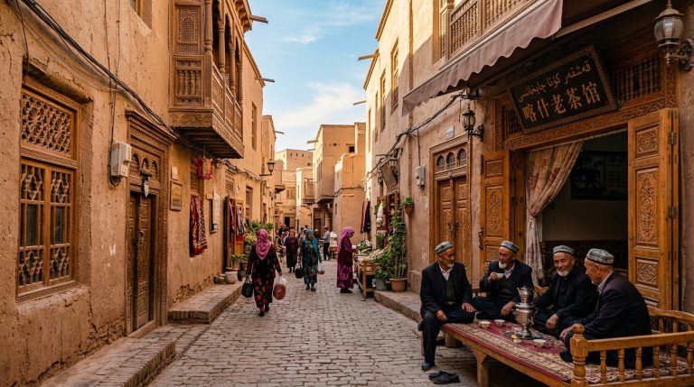 Co thanh Kashgar Nam Tan Cuong pho co tra quan tram nam