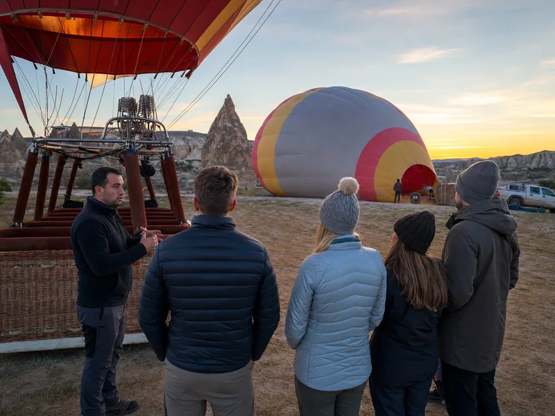 Hướng dẫn an toàn trước chuyến bay khinh khí cầu Cappadocia