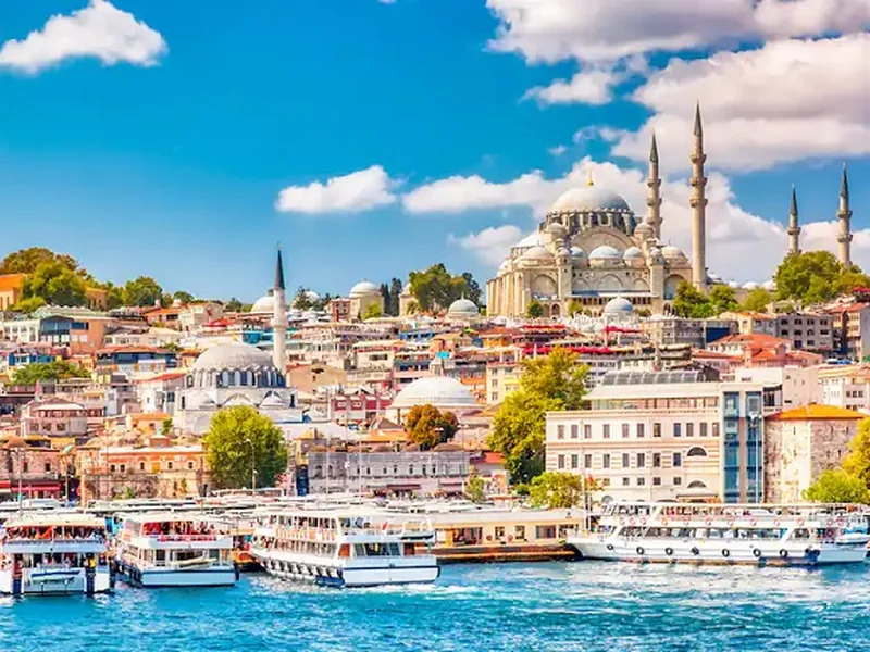 Eo biển Bosphorus và thành phố Istanbul Thổ Nhĩ Kỳ