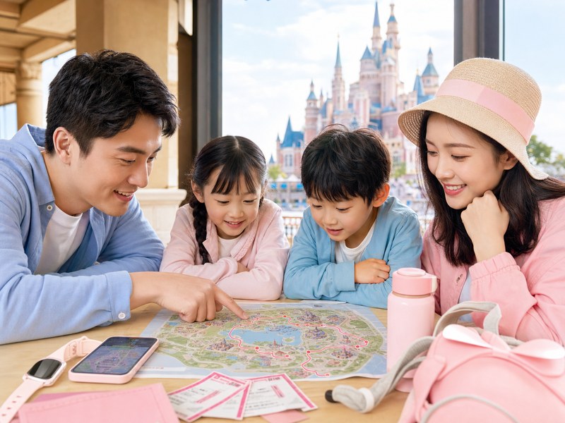 Gia đình lên lịch chơi Disneyland Thượng Hải trong một ngày