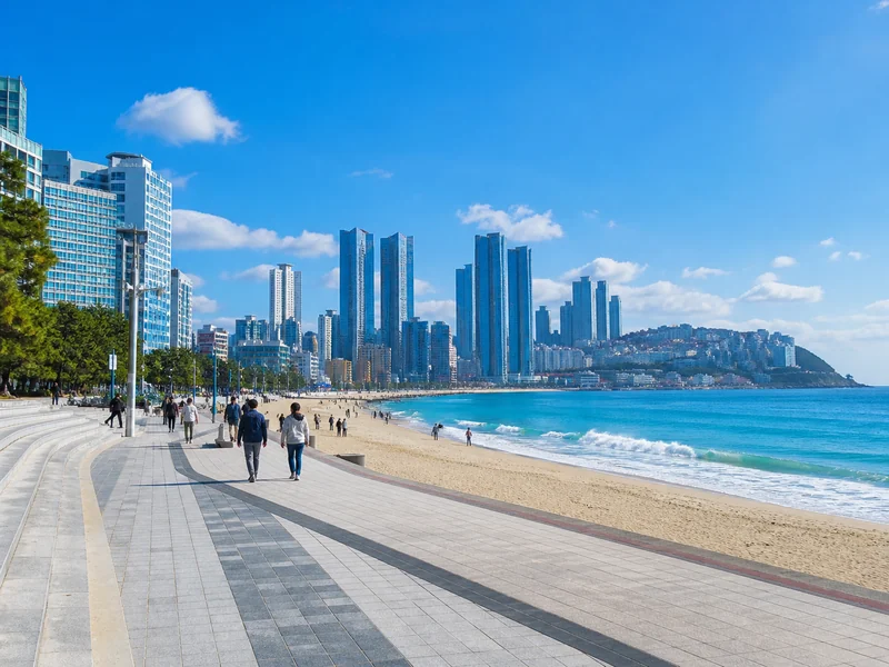 Biển Haeundae Busan trong Busan - Cố đô Gyeongju - Seoul 6N5Đ | Vietnam Airlines - HanoiSkyTours