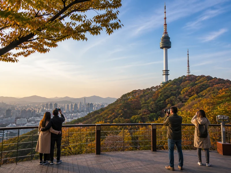 Seoul - Namsan trong Seoul - Nami - Everland - Starfield - làng cổ Namsan Hanok - Công viên sinh thái đài quan sát Aegibong | VNA - HanoiSkyTours