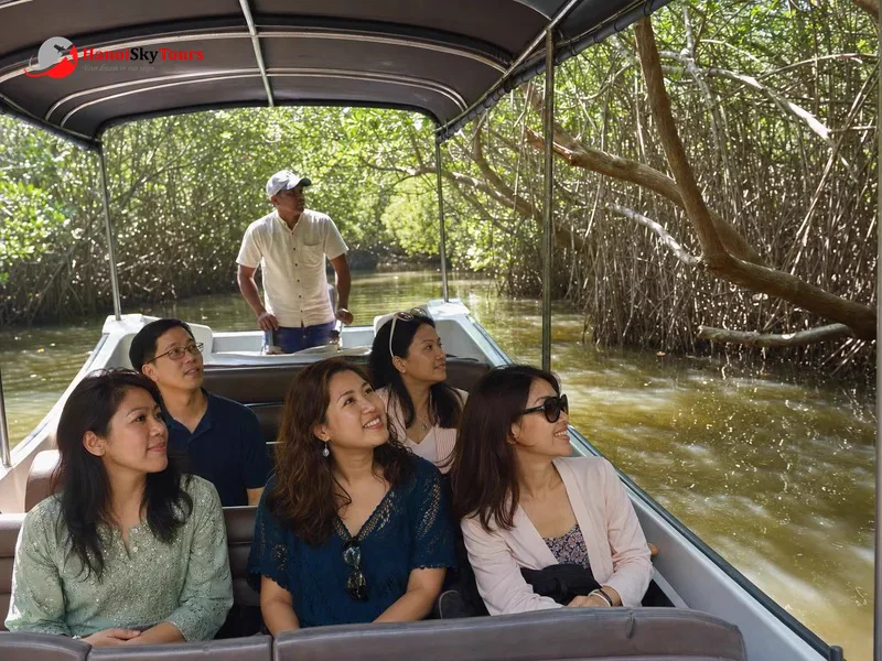 Du ngoạn thuyền trên sông Madu tại Bentota