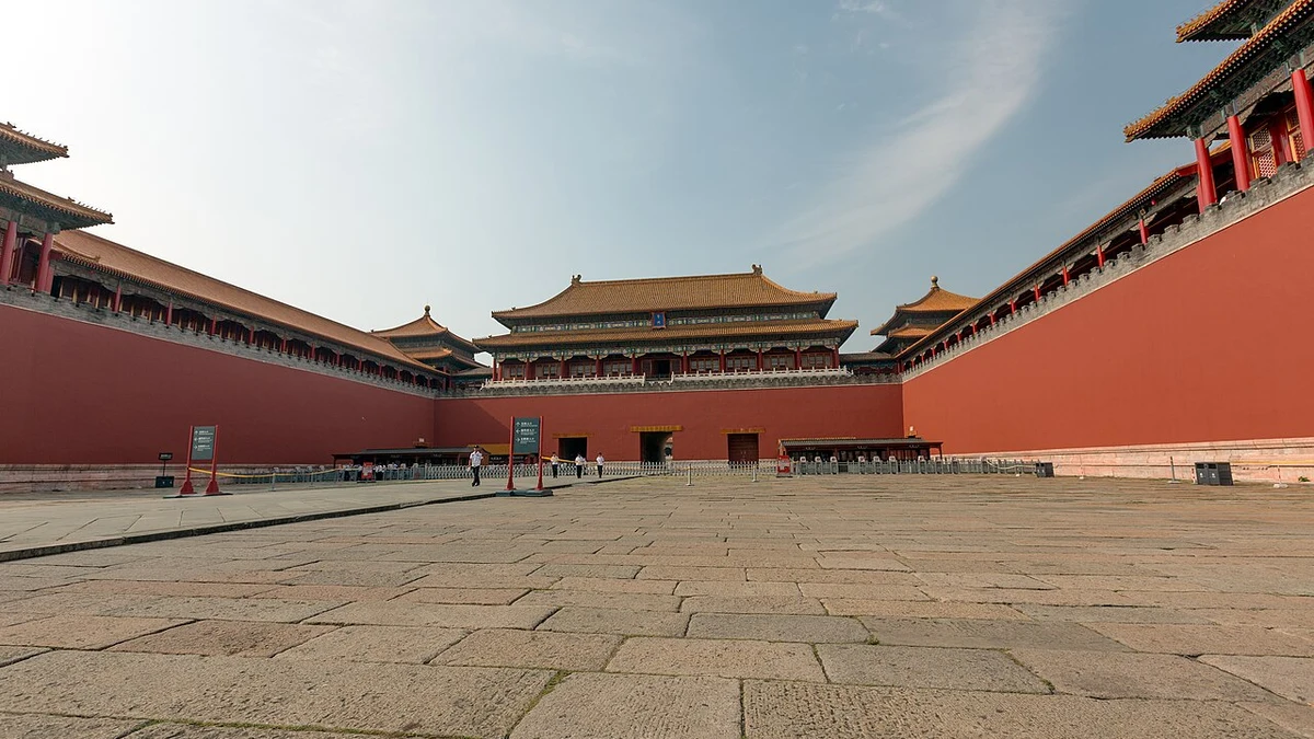 Cổng Ngọ Môn Meridian Gate Cố Cung Tử Cấm Thành Bắc Kinh - Cổng vào duy nhất cho du khách