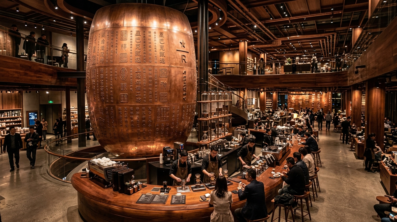 Bên trong Starbucks Reserve Roastery Thượng Hải