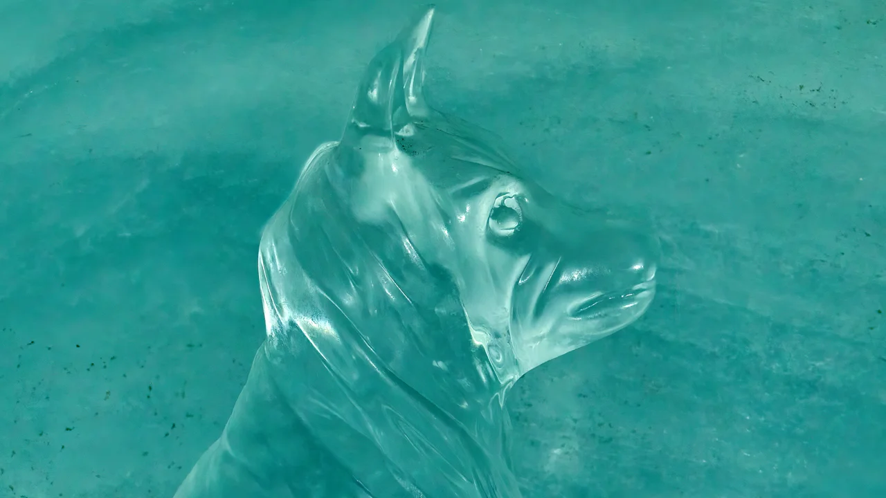 Những tác phẩm điêu khắc băng tuyết lung linh bên trong Cung điện băng Ice Palace tại Jungfraujoch Thụy Sĩ