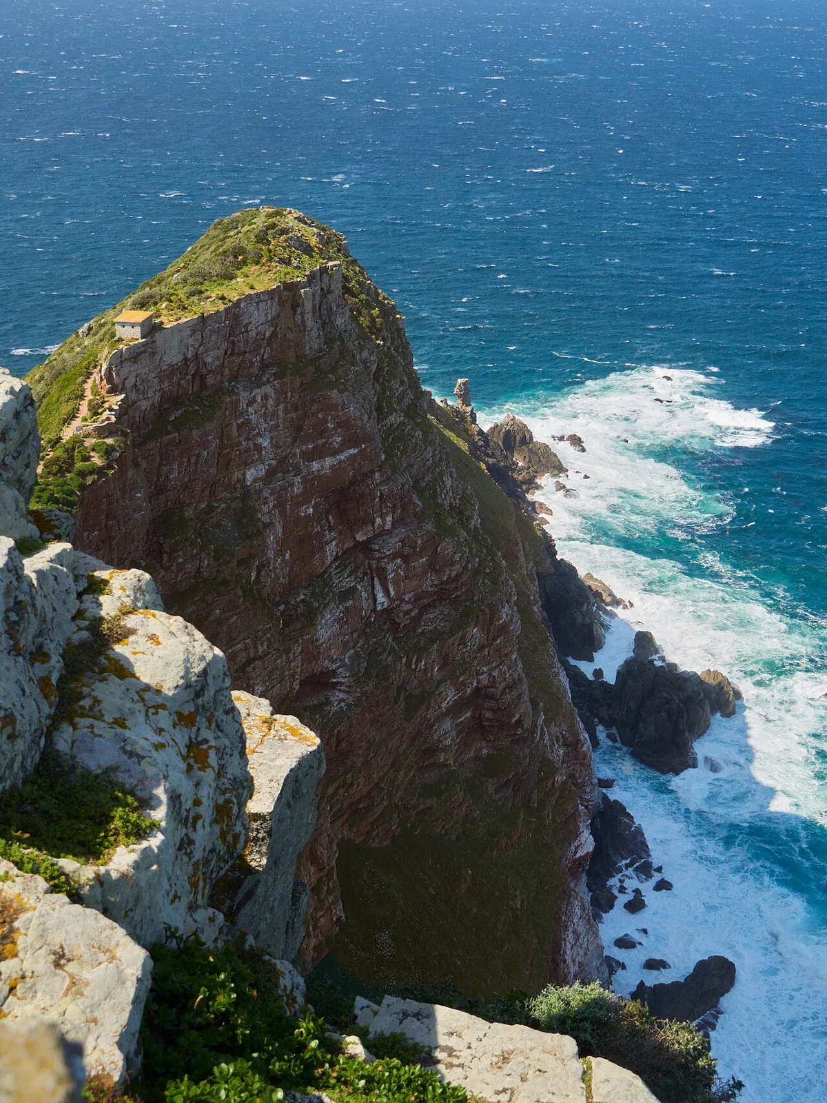 Đoàn khách HanoiSkytours check-in trước biển gỗ Mũi Hảo Vọng Cape of Good Hope